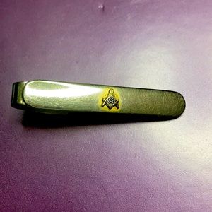 Speidel Vintage Masonic Tie Clip
